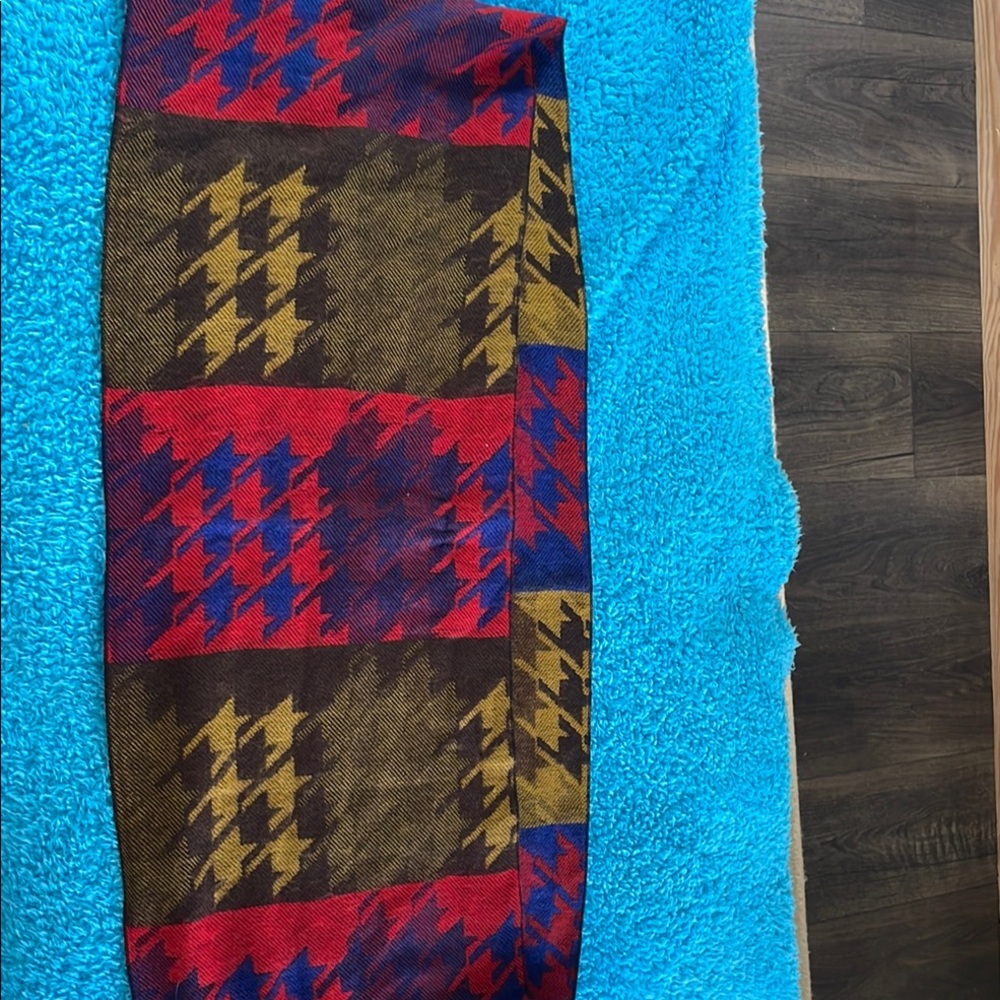 Colorful Houndstooth Infinity Loop Scarf Neck Warmer